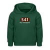 S41 - Kinder Premium Hoodie - Flaschengrün