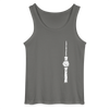 Fernsehturm Zick zack - Männer Tank Top - Anthrazit