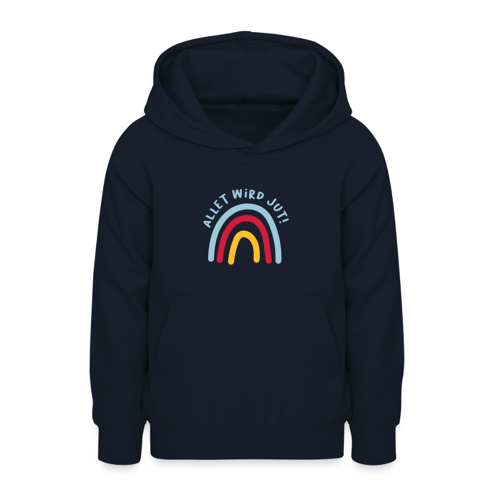 Allet wird jut! - Teenager Hoodie - Navy