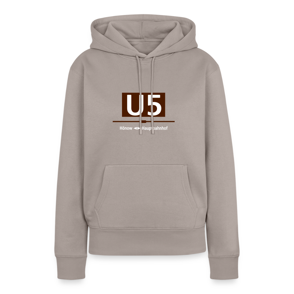 U5 - Frauen Premium Hoodie - Taupe
