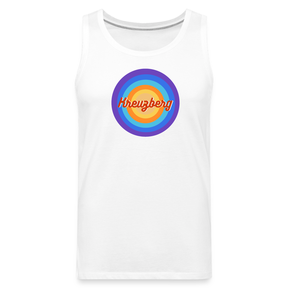 Kreuzberg Retro - Männer Premium Tank Top - Weiß