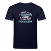 Könnt' ick fliejen, wär ick zu faul zum Flüjelschlagen - Unisex Bio T-Shirt - Navy