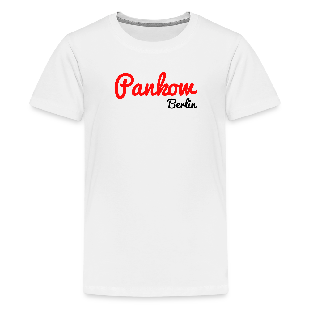 Pankow Berlin - Teenager Premium T-Shirt - Weiß