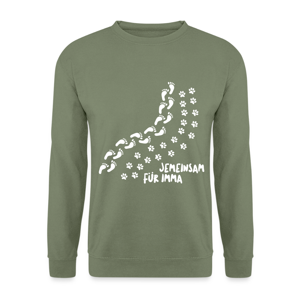 Jemeinsam Für Imma - Unisex Pullover - Armeegrün