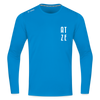 Atze - Männer Sport Langamshirt - Saphirblau