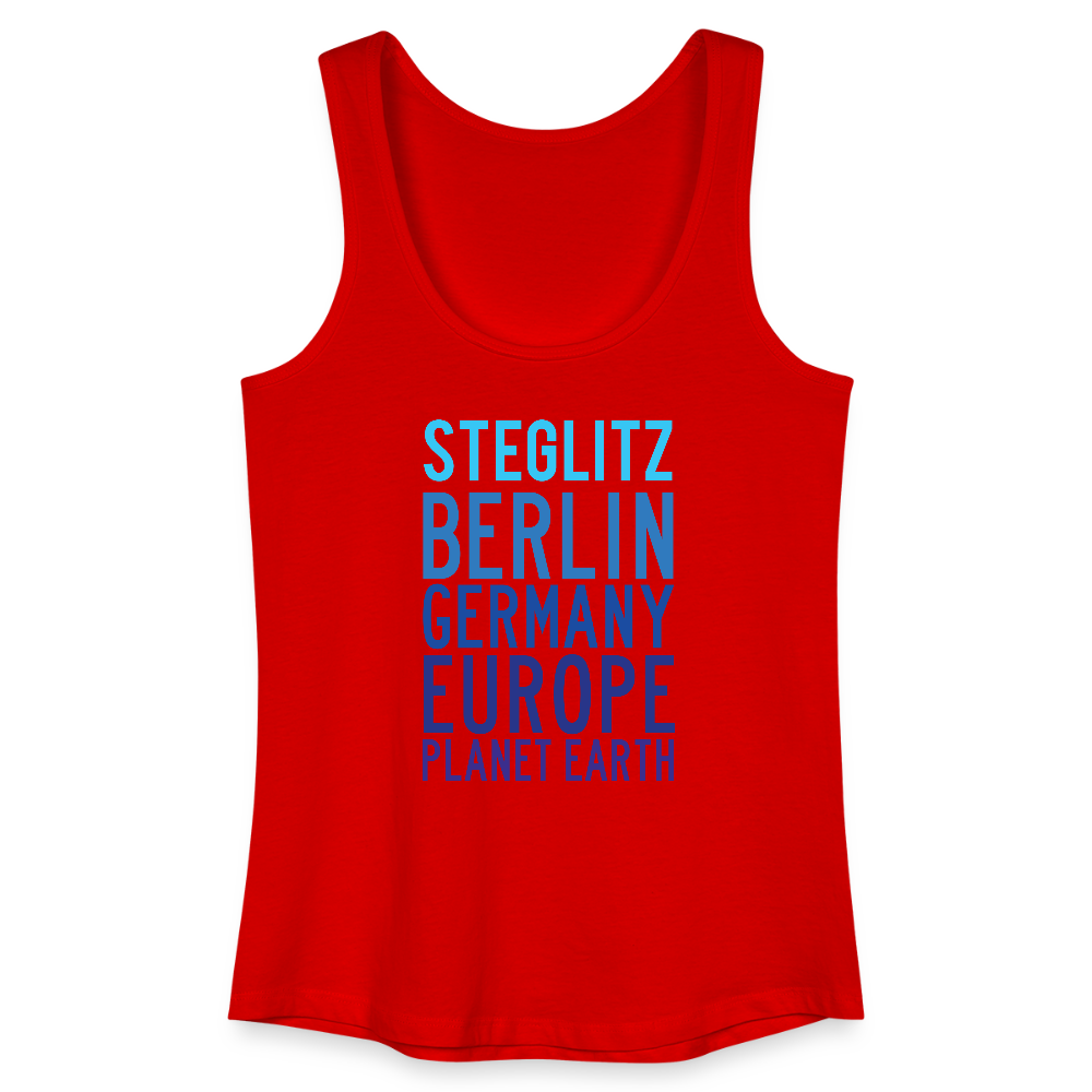 Steglitz Planet Earth - Frauen Bio Tank Top - Rot