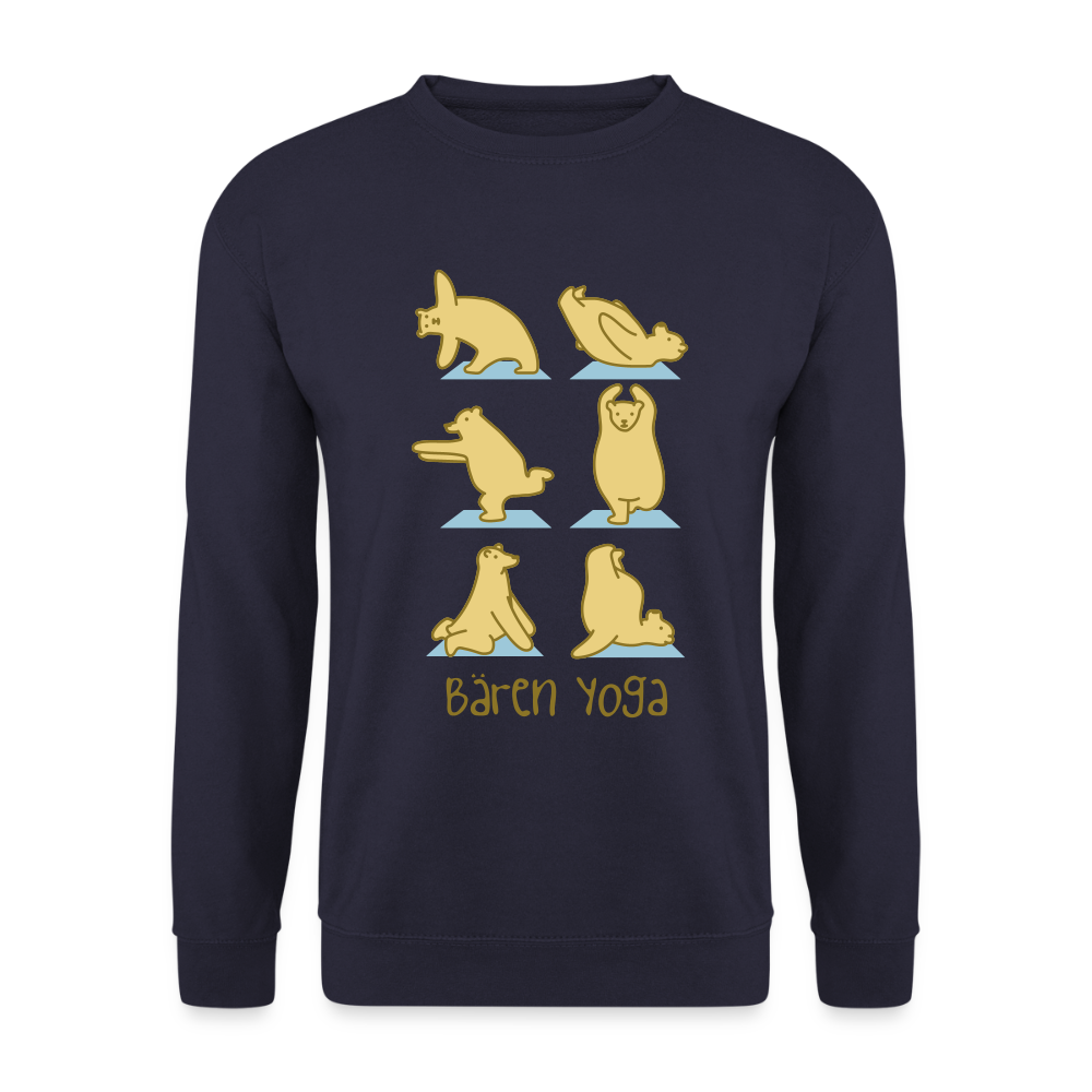 Bären Yoga - Unisex Pullover - Navy