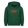 Ick glob, ick spinne! - Kinder Hoodie - Flaschengrün