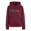 Jib allet, aba nich uff! - Frauen Premium Hoodie - Burgunderrot