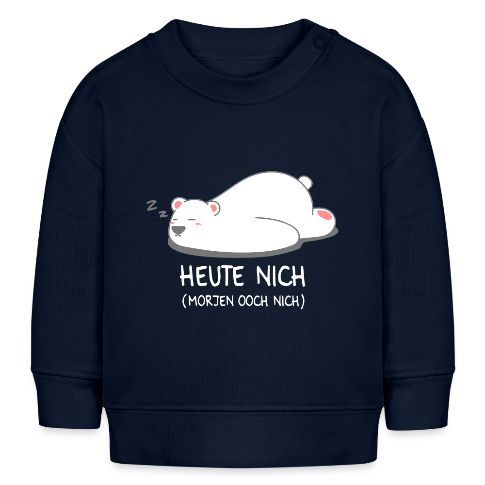 Heute nich! - Baby Bio Pullover - Navy