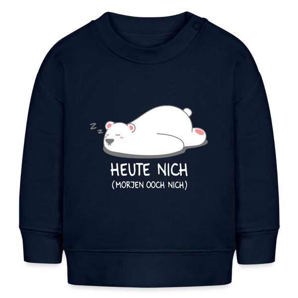 Heute nich! - Baby Bio Pullover - Navy