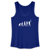 Evolution - Frauen Bio Tank Top - Königsblau