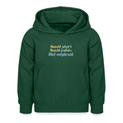 Nüscht jehört, nüscht jesehen, aba allet mitjekricht. - Kinder Hoodie