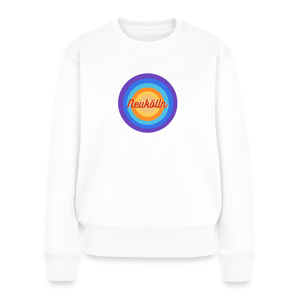 Neukölln Retro - Frauen Premium Pullover - Weiß