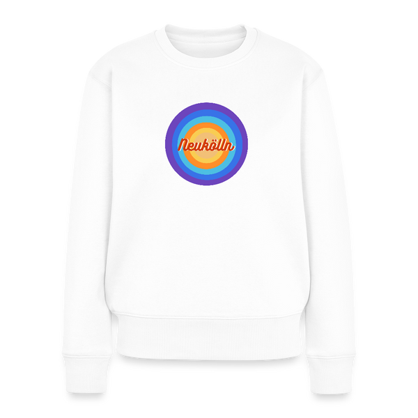Neukölln Retro - Frauen Premium Pullover - Weiß