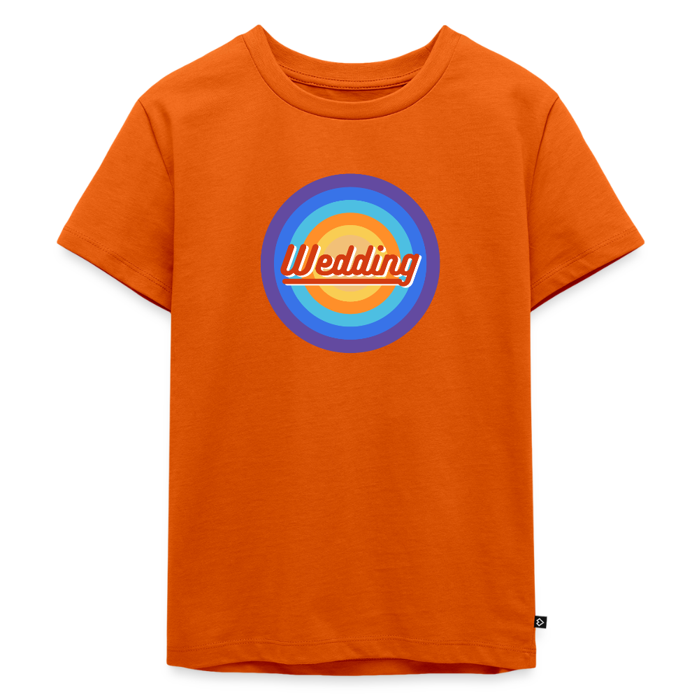 Wedding Retro - Kinder Premium T-Shirt - Orange