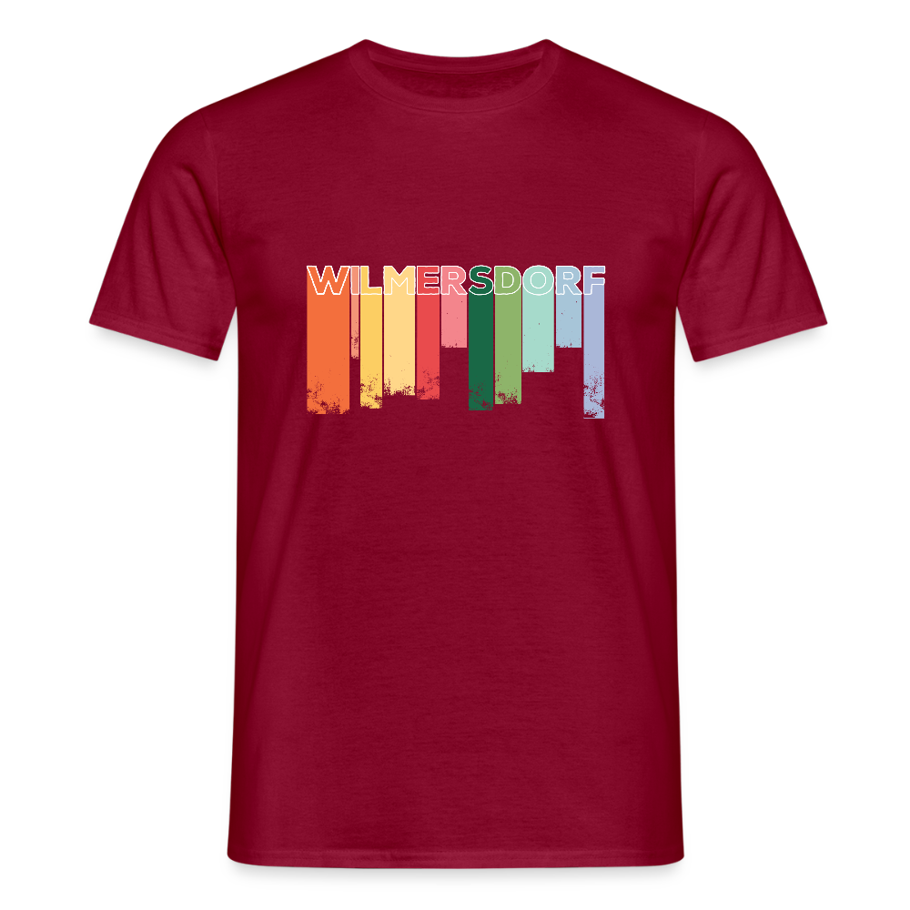 Wilmersdorf Regen - Männer Premium T-Shirt - Ziegelrot