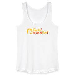 Tach! Ick steh uff Esel! - Frauen Bio Tank Top