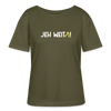 Jeh Weita! - Relaxed Rundhals Frauen Bio-T-Shirt - Khaki
