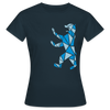 Berliner Bär Geometrie - Frauen Premium T-Shirt - Navy
