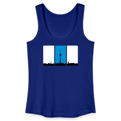 Berliner Skyline in Streifen - Frauen Bio Tank Top