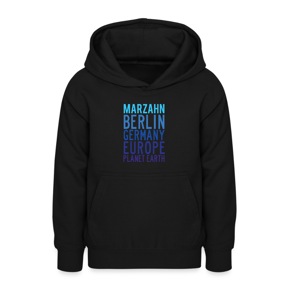 Marzahn Planet Earth - Teenager Hoodie - Schwarz
