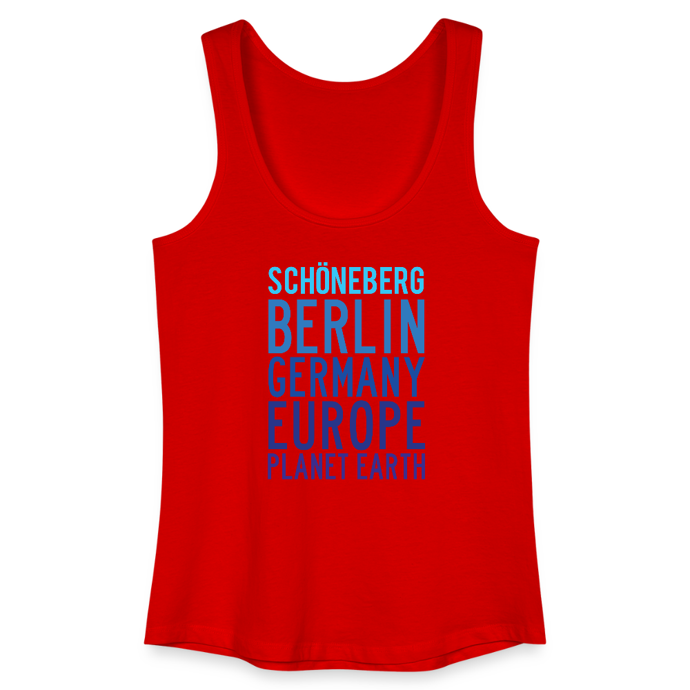 Schöneberg Planet Earth - Frauen Bio Tank Top - Rot