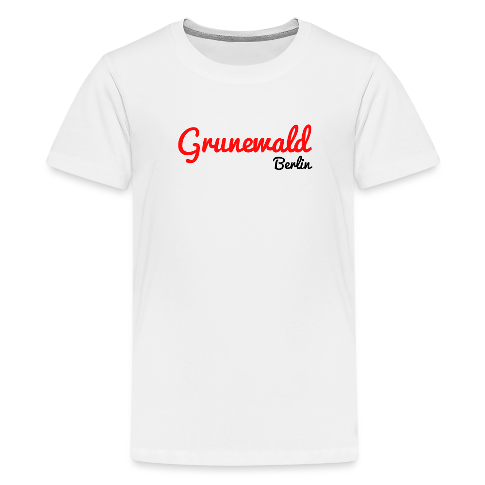 Grunewald Berlin - Teenager Premium T-Shirt - Weiß