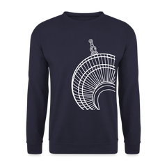 Der Turm von unten - weiß - Unisex Pullover