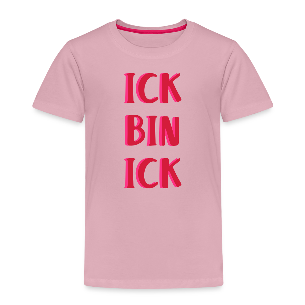 Ick bin Ick! - Kinder Premium T-Shirt - Hellrosa