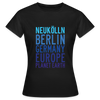 Neukölln Planet Earth - Frauen Premium T-Shirt - Schwarz