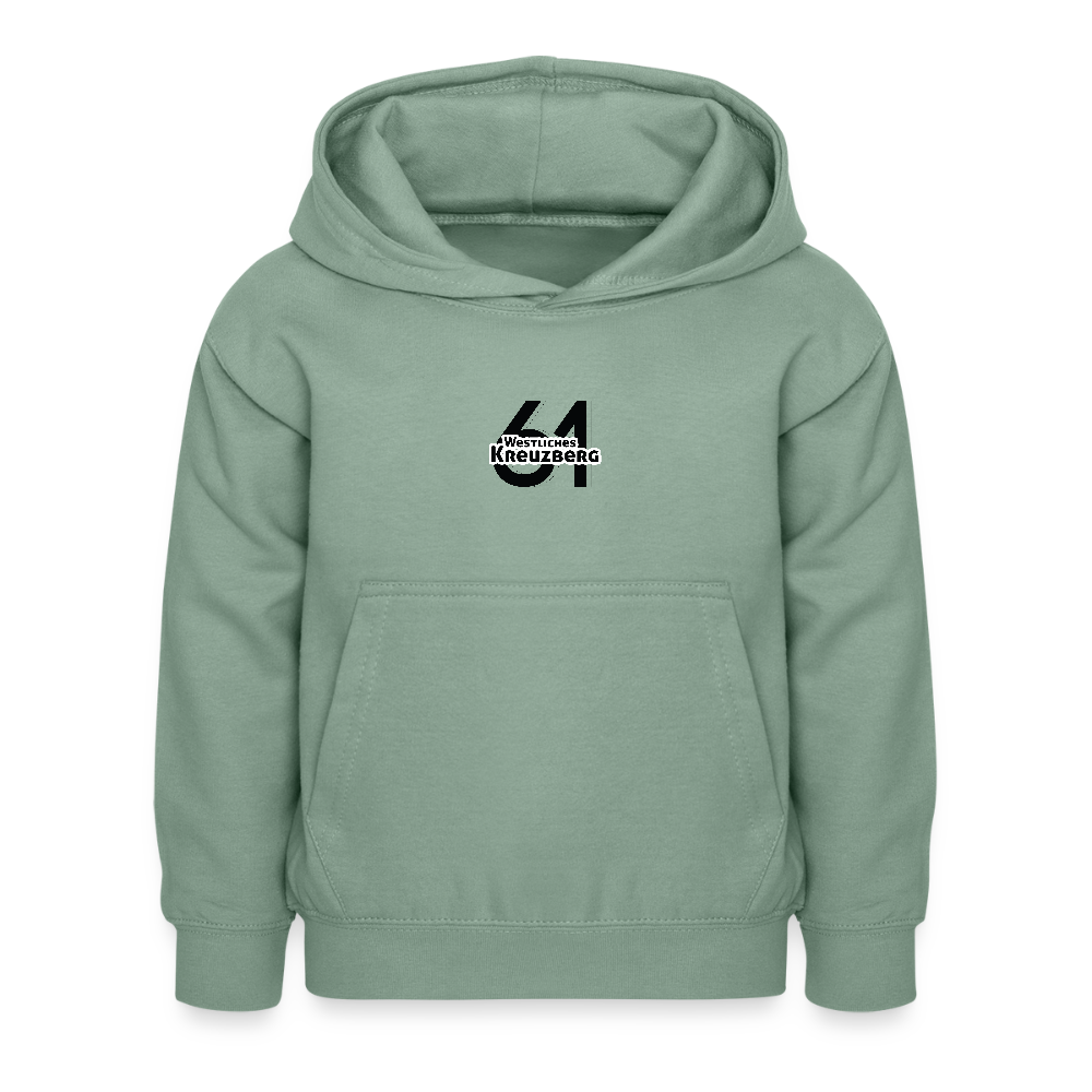 Westliches Kreuzberg - Kinder Hoodie - Graugrün