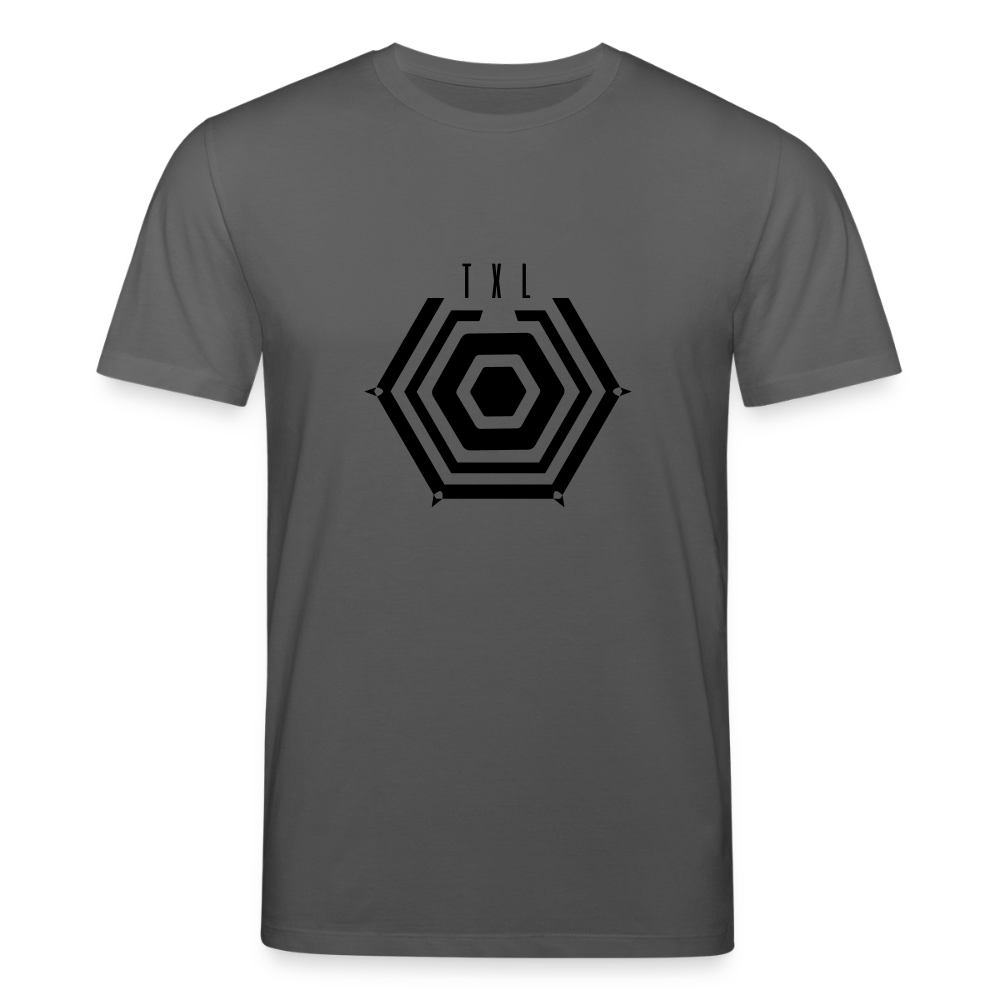 Tegel TXL Umrisse - Unisex Bio T-Shirt - Anthrazit