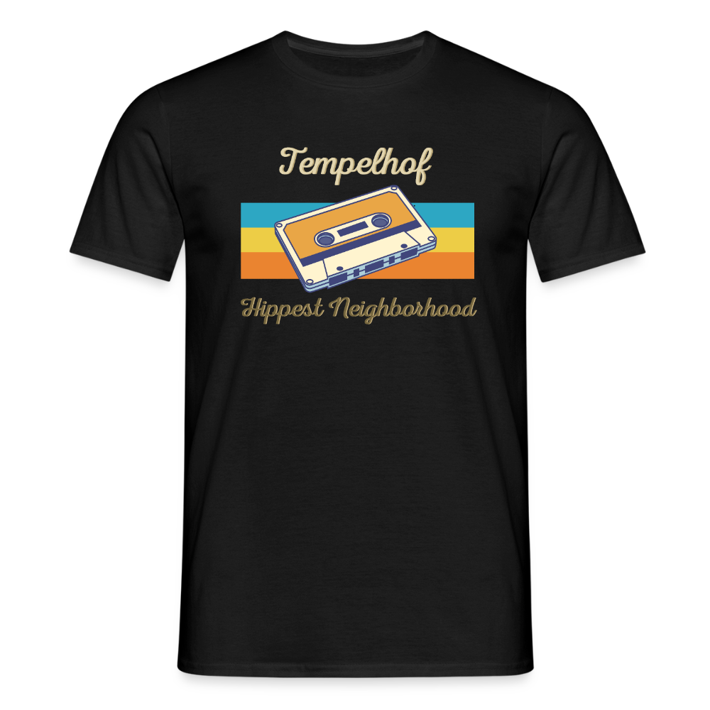 Tempelhof Hippest Neighborhood - Männer Premium T-Shirt - Schwarz