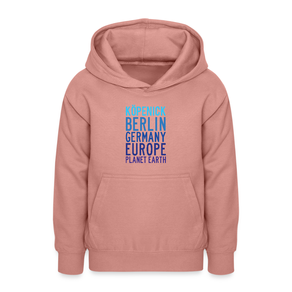Köpenick Planet Earth - Teenager Hoodie - Altrosa