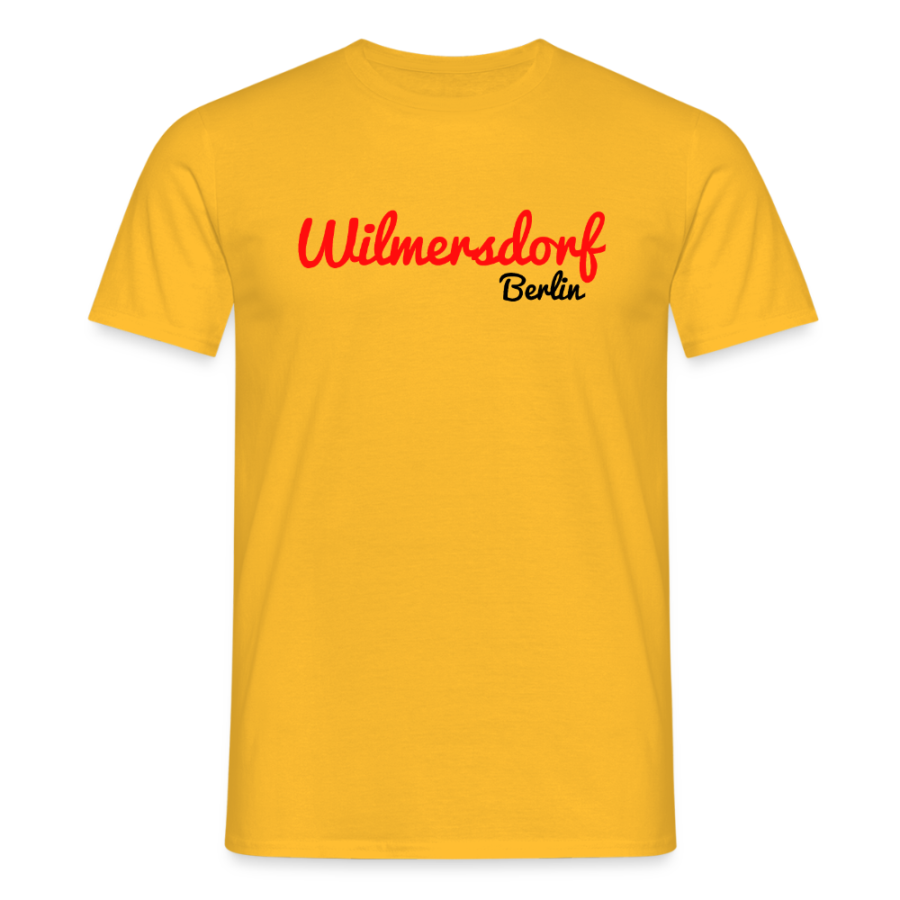 Wilmersdorf Berlin - Männer Premium T-Shirt - Gelb