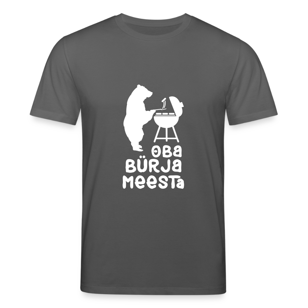 Bürjameesta - Unisex Bio T-Shirt - Anthrazit