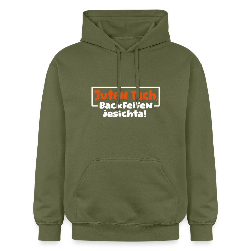 Juten Tach, Backfeifenjesichta! - Hoodie - Militärgrün