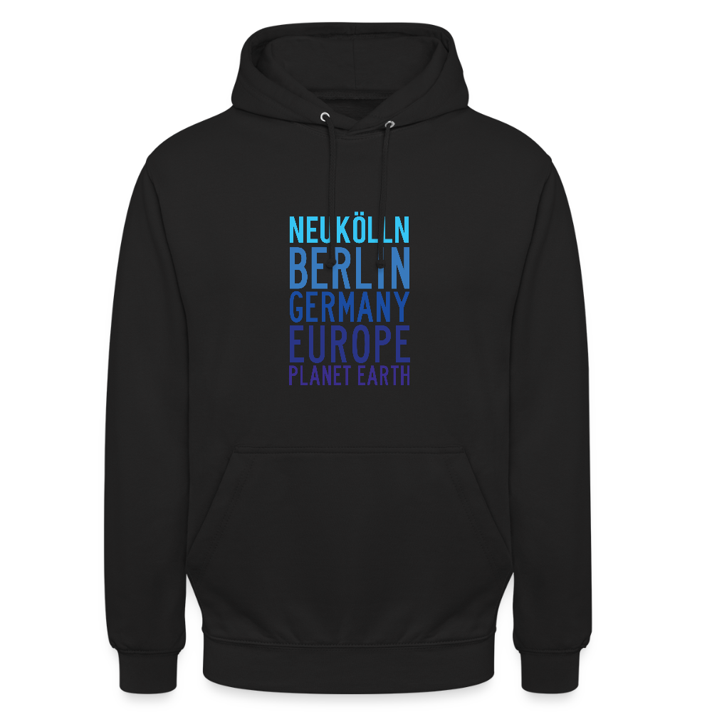 Neukölln Planet Earth - Unisex Hoodie - Schwarz