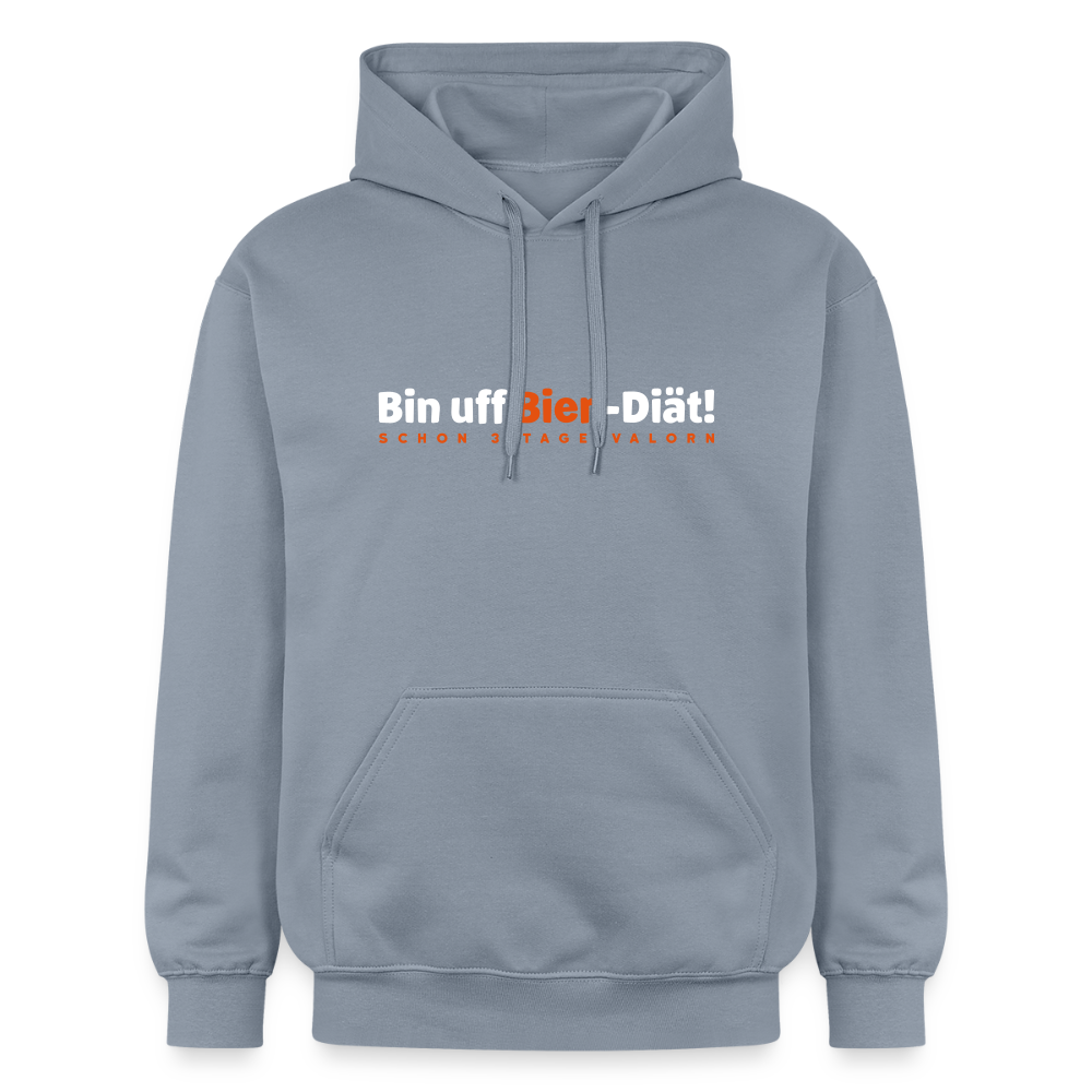 Bin uff Bier-Diät! (schon 3 Tage valorn) - Hoodie - Blau
