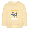 Juten Morjen, Backfeifenjesichta! - Baby Bio Pullover - Creme