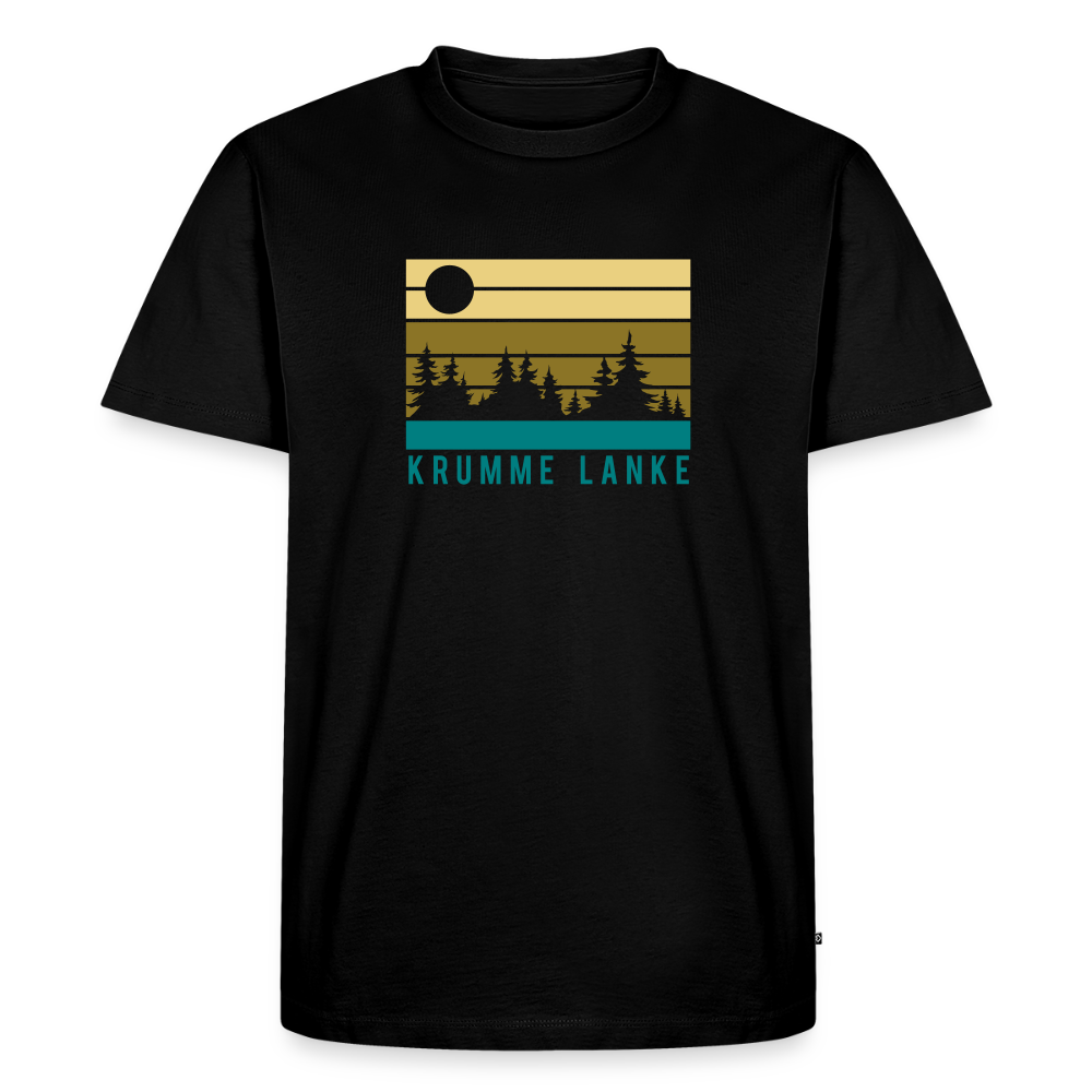 Krumme Lanke - Männer Premium T-Shirt - Schwarz