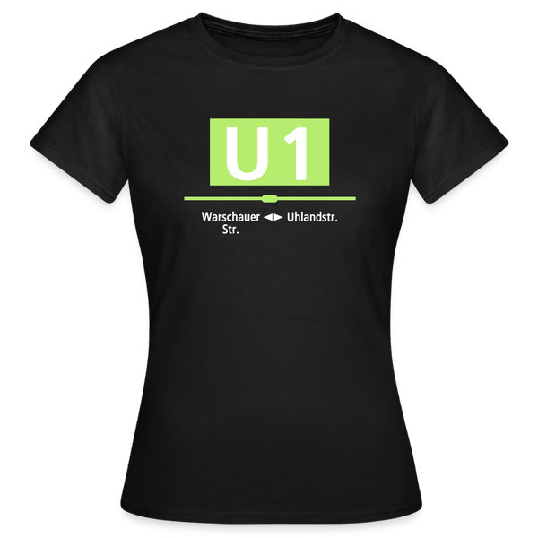 U1 - Frauen Premium T-Shirt - Schwarz