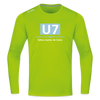 U7 - Männer Sport Langamshirt - Neongrün