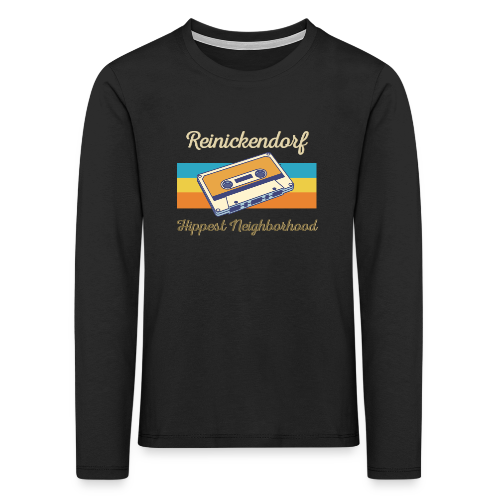 Reinickendorf  Hippest Neighborhood - Kinder Langarmshirt - Schwarz