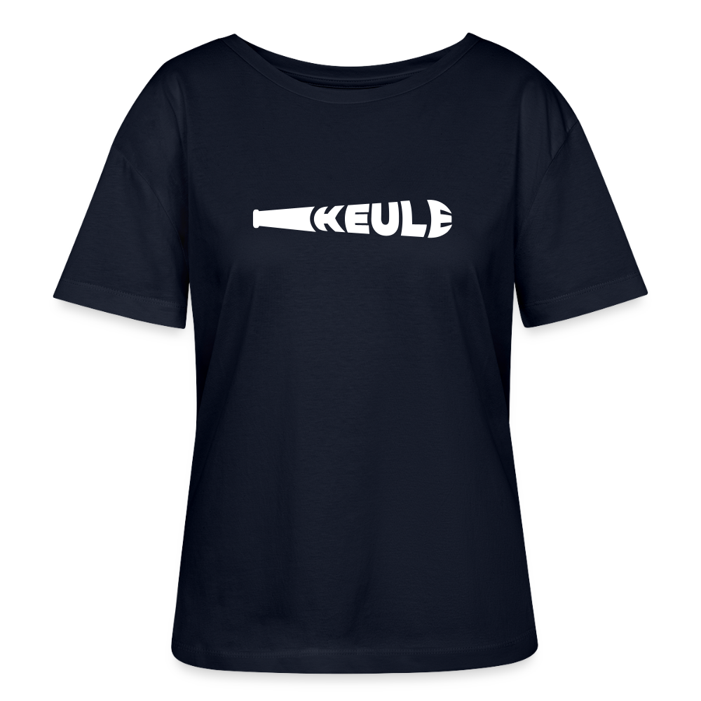 Keule - Relaxed Rundhals Frauen Bio-T-Shirt - Navy