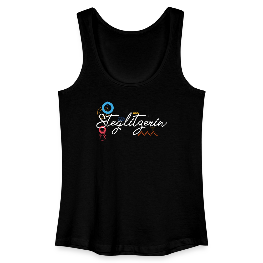 Steglitzerin - Federleichtes Bio Tank Top - Schwarz