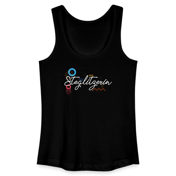 Steglitzerin - Federleichtes Bio Tank Top - Schwarz