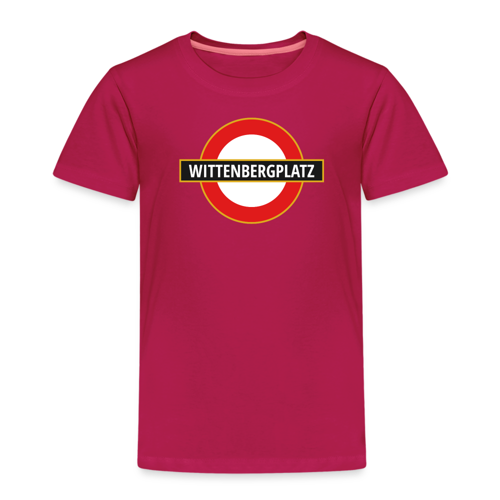 Wittenbergplatz - Kinder Premium T-Shirt - dunkles Pink