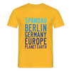 Spandau Planet Earth - Männer Premium T-Shirt - Gelb
